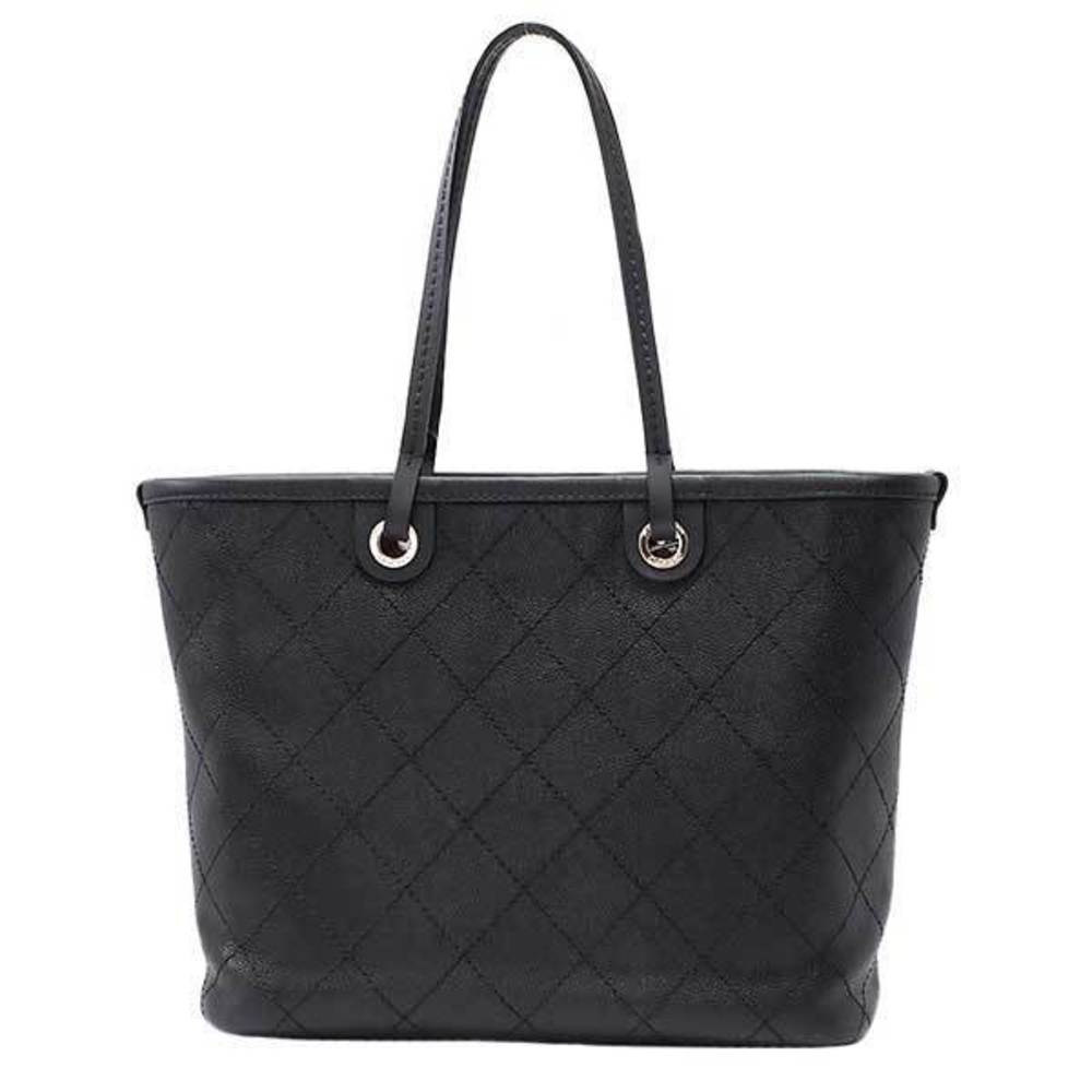 Chanel Tote On Black Skin Road the Bag Caviar